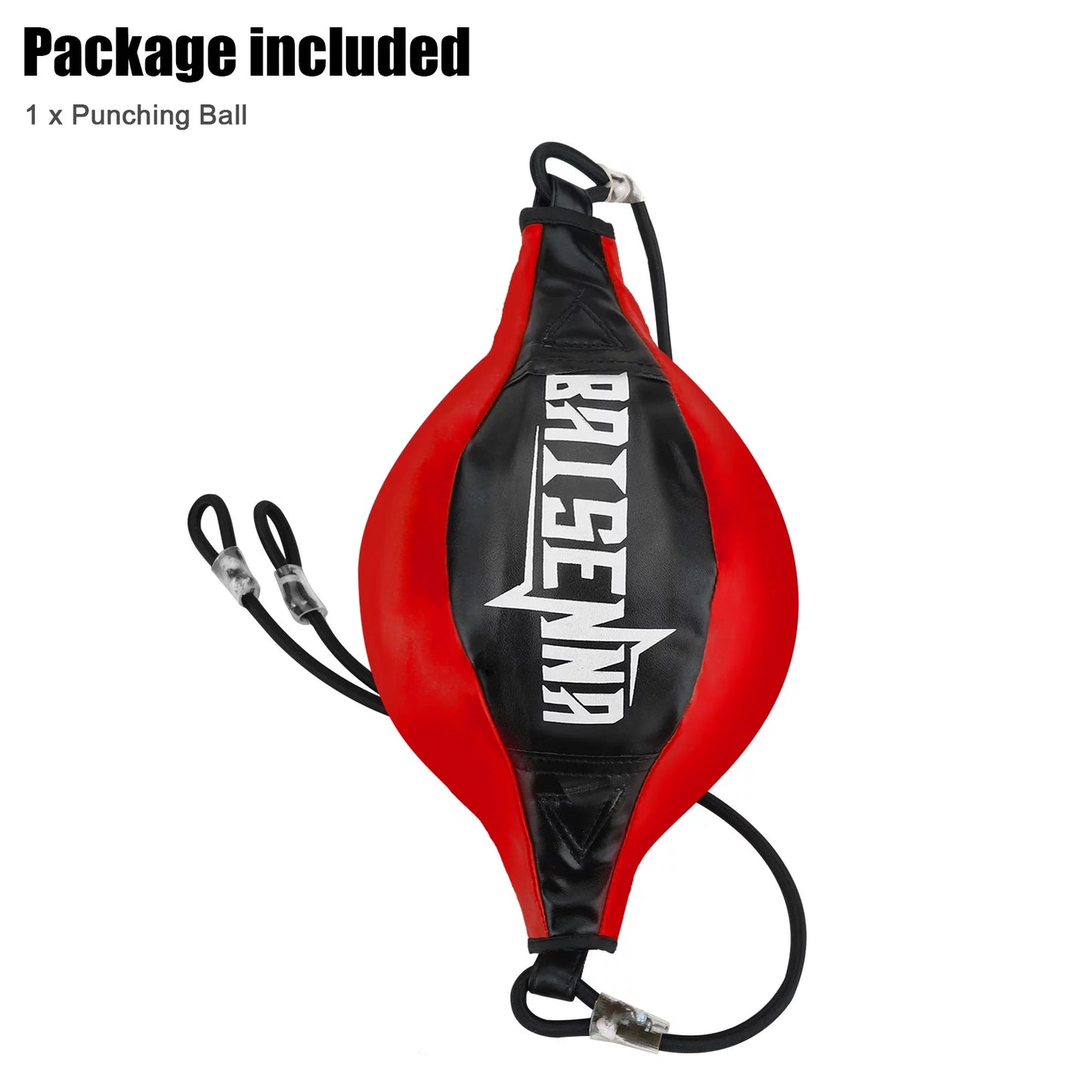 Double End Ball, Boxing Speed Dodge Training Ball Leather Punch Bag Hanging Speed Ball for Gym Boxing Speed Training, Includes Cord, Stress Relief Exercise Equipment, Adult Teenagerss