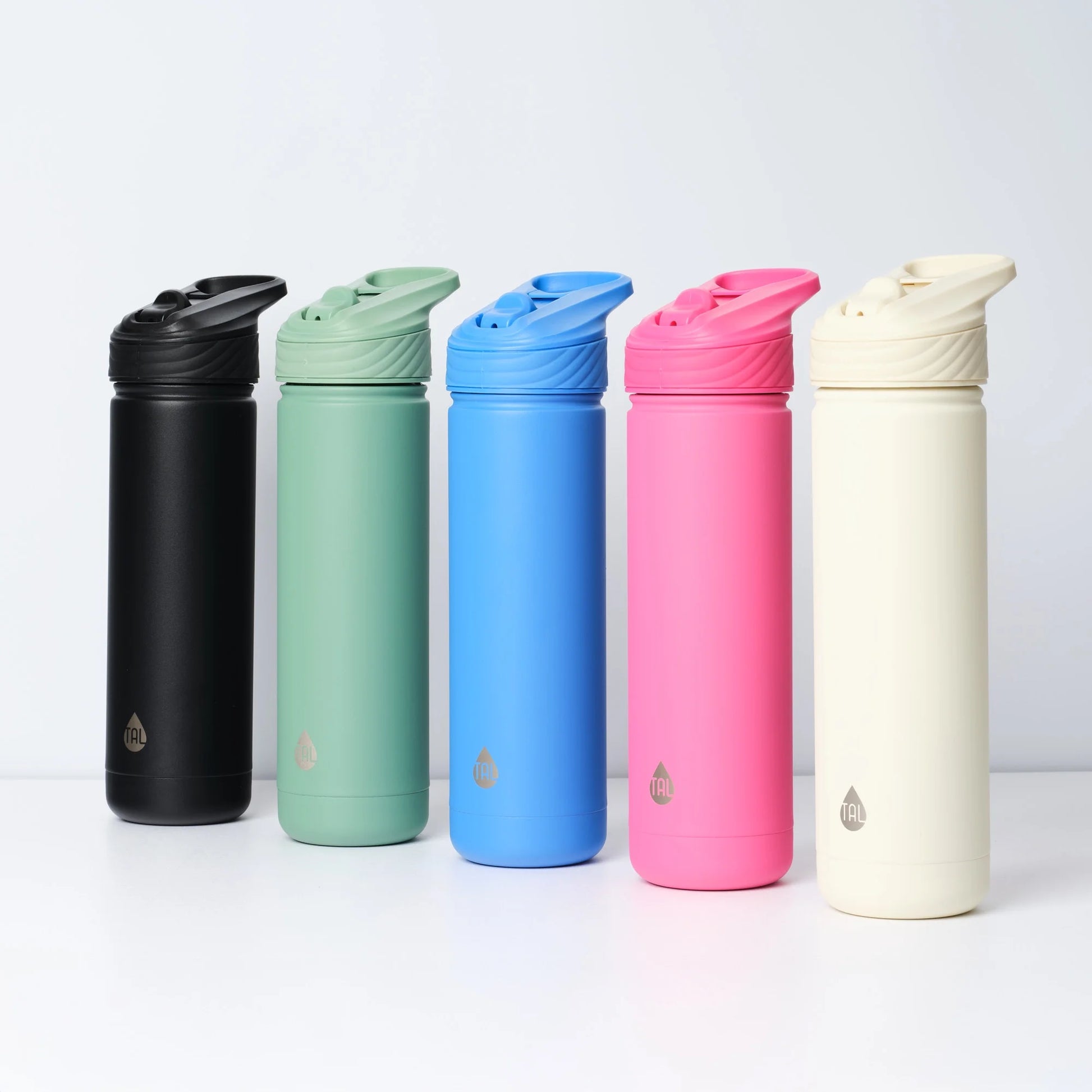 Stainless Steel Ranger Water Bottle with Easy Sip Straw 26Oz, Black