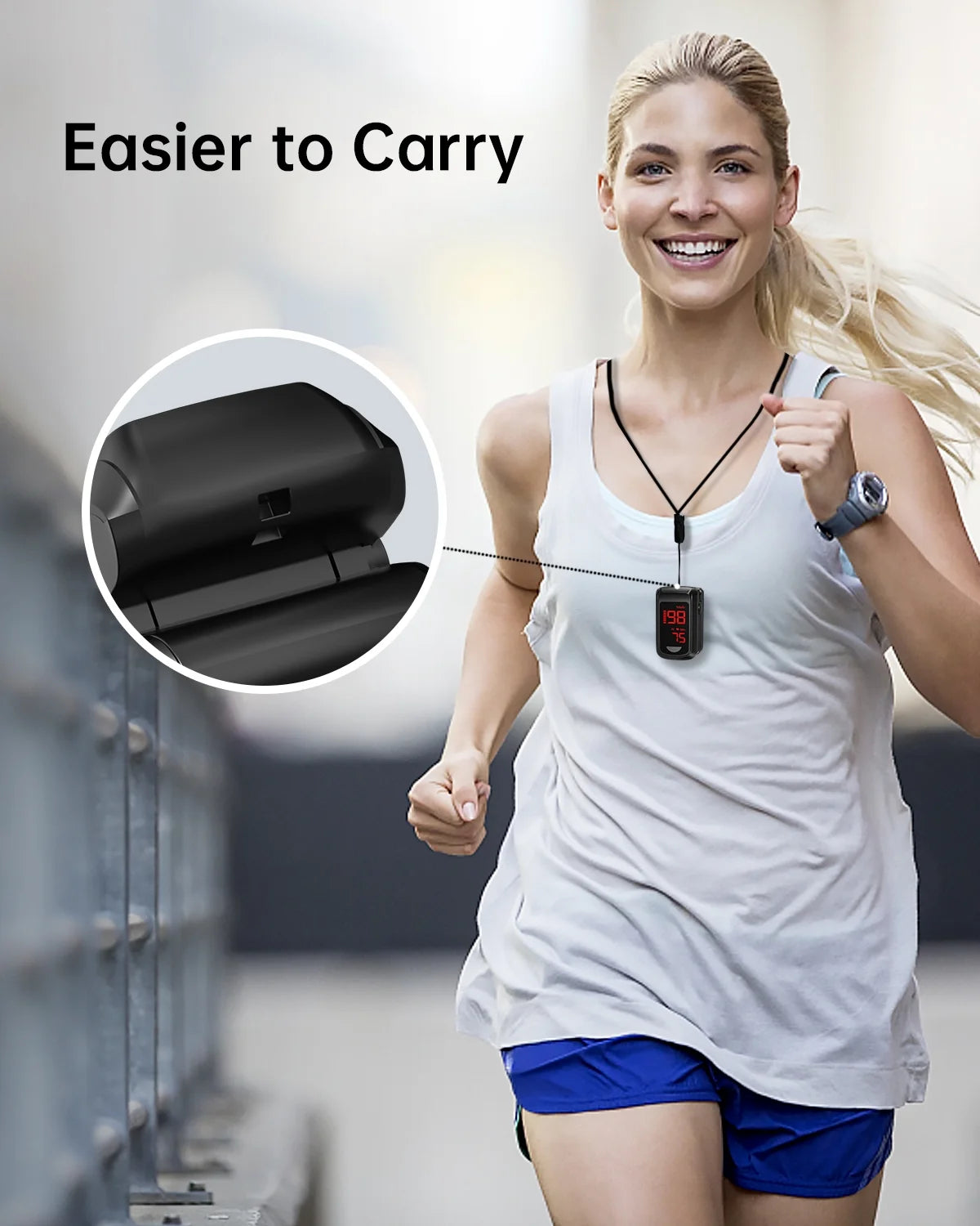 Pulse Oximeter Fingertip Blood Oxygen Saturation Monitor，Heart Rate Monitor Spo2 Meter