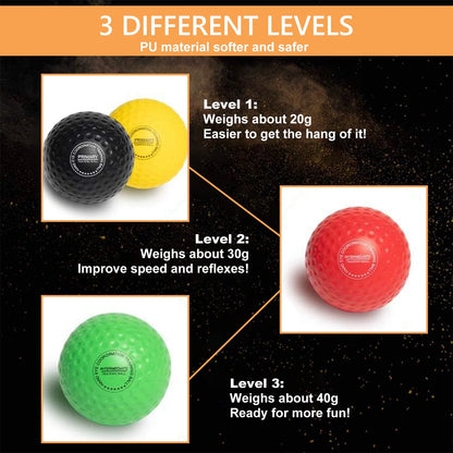 Boxing Balls Set of 4, Boxing Equipment Punching Ball with 2 Adjustable Headbands Improve Hand Eye Coordination for Adult and Kids